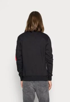 Alpha Industries NASA - Sweatshirt - Schwarz -Herrenbekleidung 92e15960db6542958b6e4e775d3dc708