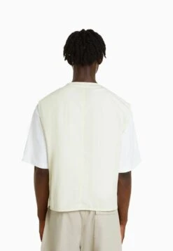 BERSHKA POCKET - Weste - Light Yellow 10 BERSHKA POCKET - Weste - Light Yellow -Herrenbekleidung 98339086bd224679aced7b7ca539918d