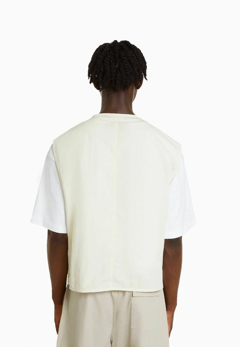 BERSHKA POCKET - Weste - Light Yellow 5 BERSHKA POCKET - Weste - Light Yellow – Bild 3