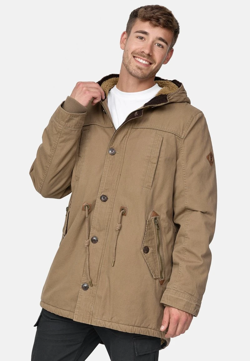 Indicode Jeans Wintermantel - Brown 3 Indicode Jeans Wintermantel - Brown