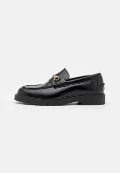 Selected Homme SLHTIM HORSEBIT LOAFER - Slipper - Black
