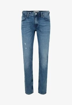 TOM TAILOR Denim PIERS - Jeans Slim Fit - Destroyed Mid Stone Grey Denim -Herrenbekleidung 9d68e54c0072452d8e1dd9ec3a40349e