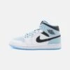 AIR JORDAN 1 MID SE - Sneaker High - White/ice Blue/black