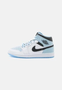 AIR JORDAN 1 MID SE - Sneaker High - White/ice Blue/black