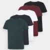 ESPRIT 5 PACK - T-Shirt Basic - Teal Blue -Herrenbekleidung 9f047b9aaec047c98ff344608b1344d9