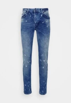 SikSilk Jeans Slim Fit - Bleached Blue -Herrenbekleidung 9f47f6674b4e4a6291402fc4d46f2803