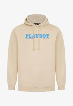 PLAYBOY HOODIE UNISEX - Kapuzenpullover - Desert Sand/blue -Herrenbekleidung 9f85d015ef364932a4a8888b794ae18a