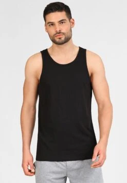 Jack & Jones JACBASIC TANKTOP 2 PACK - Unterhemd/-shirt - Black -Herrenbekleidung 9fbb0c5e6c45443ca6b322bd954eeed3