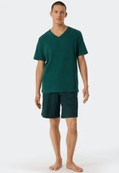 Schiesser MIX RELAX - Unterhemd/-shirt - Dunkelgrün