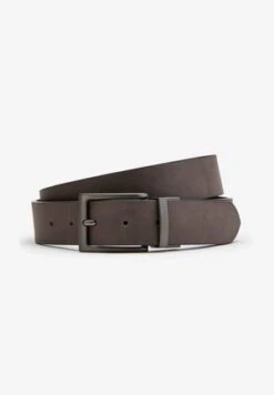 Next MOTTLED DARK BROWN STITCHED EDGE BELT - Gürtel - Mottled Brown -Herrenbekleidung a342aa7cf6f043b6bec59ba13a55808c