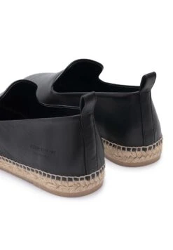 POSITANO - Espadrille - Black Leather -Herrenbekleidung a77df87fe48043ae8374d321fcbcf95a