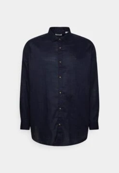 Jack & Jones SLUB LS PLS - Hemd - Navy Blue -Herrenbekleidung ab63448781234f658f5b0d0d3a2d4d15 1