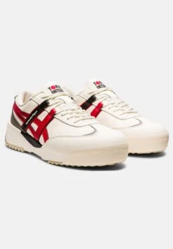 Onitsuka Tiger DELEGATION EX - Sneaker Low - Cream/classic Red -Herrenbekleidung ac135f98b67c4be1a0def04bae94006f