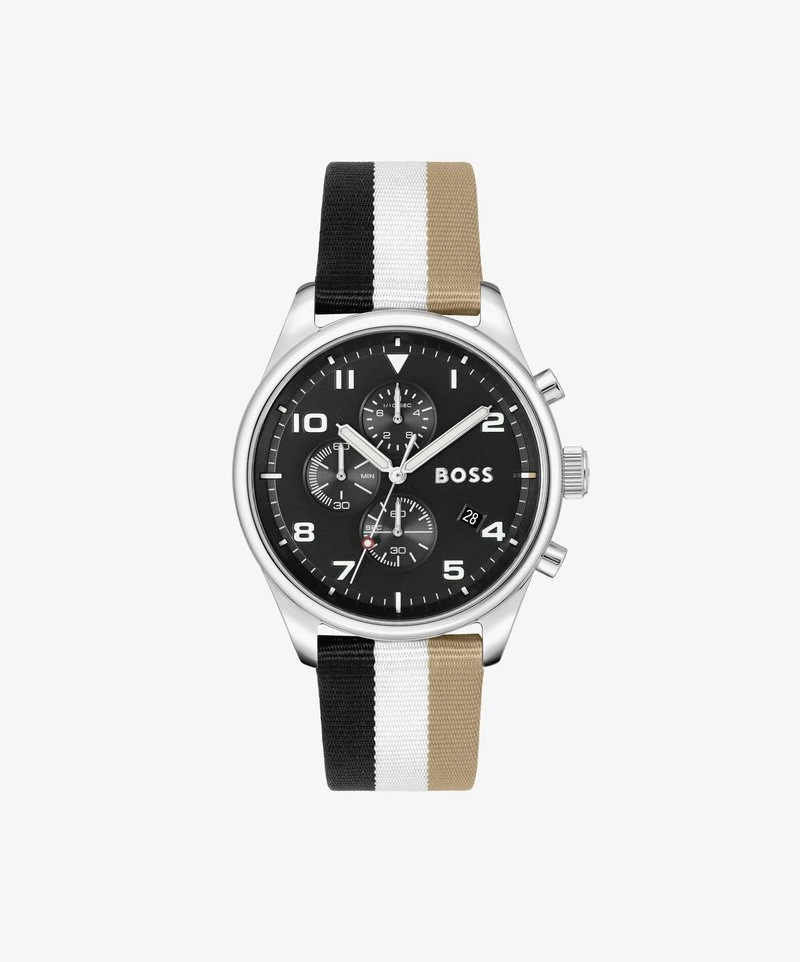 Boss VIEW - Chronograph - Black / White / Beige 3 Boss VIEW - Chronograph - Black / White / Beige