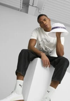 Puma COLOURBLOCKED - Hut - White/vivid Violet/black -Herrenbekleidung b0103e781a7e43da801ac964d7dc17f9