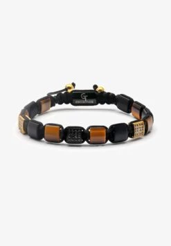 LUXURY FLAT BEAD - Armband - Brown -Herrenbekleidung b048fd51886545b1bc263cdc843d6046