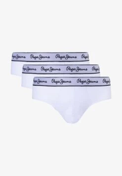 Pepe Jeans 3 PACK - Slip - White -Herrenbekleidung b07b816227cc41df83da1d1fa0f825db 1