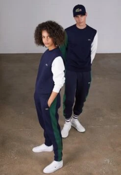Lacoste UNISEX - Jogginghose - Marine/vert