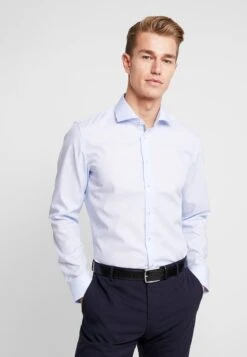 Seidensticker SLIM FIT SPREAD KENT PATCH - Businesshemd - Light Blue -Herrenbekleidung b1c350ff96cd452f822b7d28266359ab