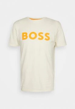 Boss THINKING - T-Shirt Print - Light Beige -Herrenbekleidung b3db5cac50714f209ee47e2edd5ae878