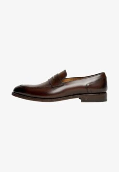 MARSHALL PL - Business-Slipper - Schwarzbraun