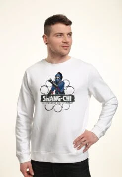 Henry Tiger SHANG-CHI RINGS OF A DEALER - Sweatshirt - White -Herrenbekleidung b3ff40dc56204a84b1b39db83476f92b
