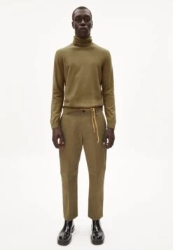 Armedangels GLAAN SOLID - Strickpullover - Oliva