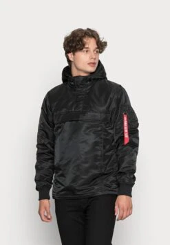 Alpha Industries ANORAK - Windbreaker - Black