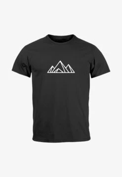 BERGWANDERUNG POLYGON DESIGN OUTDOORMODE - T-Shirt Print - Polygon Navy -Herrenbekleidung bb58b7078b6142268555f72dcd3a986f