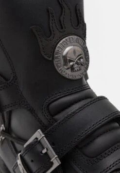 Harley Davidson DISTORTION - Cowboy-/Bikerstiefelette - Black -Herrenbekleidung bca7e27b20324cd8a754f1fe71383aba
