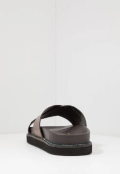 TOMMY - Pantolette Flach - Brown -Herrenbekleidung be5010f9432d4b27a42d35350be6f009