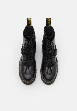 Dr. Martens JADON HARNESS UNISEX - Schnürstiefelette - Black Paris -Herrenbekleidung c2acfcb88f914858bb89d5fbb325d9c2