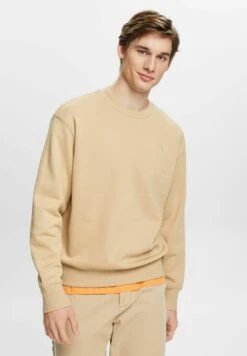 ESPRIT MIT KLEINEM DELFINPRINT - Sweatshirt - Sand