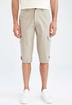 DeFacto REGULAR FIT - Shorts - Beige -Herrenbekleidung c4bba0c1e9b241919d28fd7a0c14a5b9 1