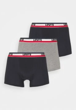 LOGO BOXER BRIEF 3 PACK - Panties - Black/grey Melange -Herrenbekleidung c680e3e978784020bcdcd31357f586bf 1