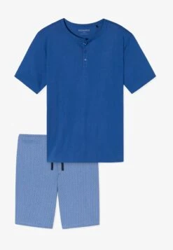 Schiesser SET FASHION - Nachtwäsche Set - Aqua -Herrenbekleidung c78d294ae00544a6ac41210eeefeffcb