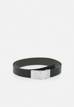 Armani Exchange BELT - Gürtel - Black/navy 12 Armani Exchange BELT - Gürtel - Black/navy -Herrenbekleidung c806d5a4433c48a8b059350012c34617