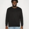Jack & Jones JCOEDITION CREW NECK - Sweatshirt - Black -Herrenbekleidung cb13f50385ae43daaca7248287e1656c