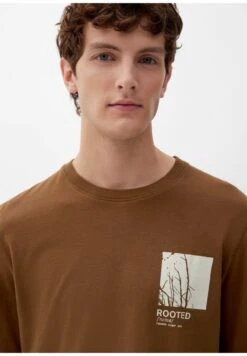 S.Oliver LANGARMSHIRT - Langarmshirt - Karamell -Herrenbekleidung cb3ec37db9d24d93bf7496aaca5ccb9c