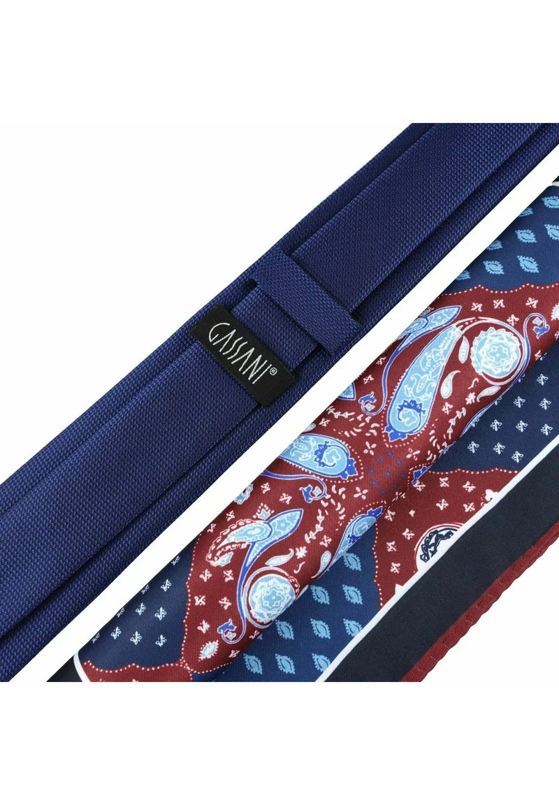 SET DON SLIM KRAWATTE & 4 DE - Einstecktuch - Ultramarin Blau Bordeaux Rot Paisley Himmel Blau Royalblau Tropfen Petrol Stahlblau Rauten Weiss 8 SET DON SLIM KRAWATTE & 4 DE - Einstecktuch - Ultramarin Blau Bordeaux Rot Paisley Himmel Blau Royalblau Tropfen Petrol Stahlblau Rauten Weiss – Bild 6
