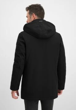 MILESTONE RIVER - Parka - Schwarz -Herrenbekleidung cd106a3e42fd4dcf8668264f4aa21c7f