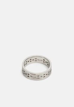 Fossil DRESS BAND RING - Ring - Silver-coloured -Herrenbekleidung ce83c7d5a7be427eaecedcc9fb1513fb 1