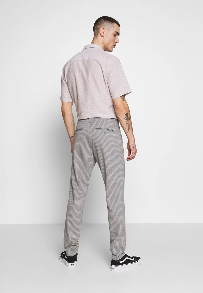 Only & Sons ONSMARK PANT STRIPE - Stoffhose - Light Grey Melange 5 Only & Sons ONSMARK PANT STRIPE - Stoffhose - Light Grey Melange – Bild 3