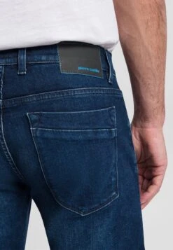 Pierre Cardin VINTAGE LOOK ANTIBES - Jeans Slim Fit - Dark Blue Used Buffies -Herrenbekleidung d18ccdee6605491ba93a4e1702684512