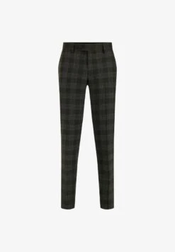 WE FASHION SLIM FIT MET DESSIN - Anzughose - Green -Herrenbekleidung d33b79fd32714fe0b1241d194b566c9e