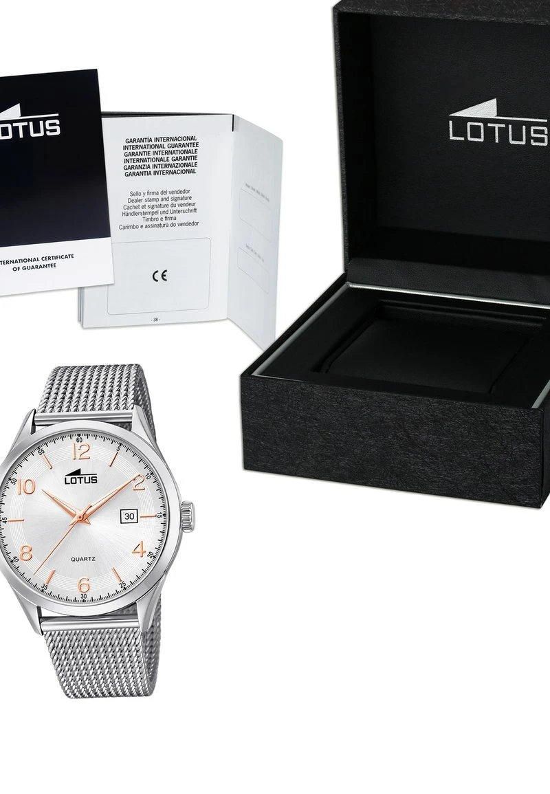 Lotus Uhr - Silberfarben 7 Lotus Uhr - Silberfarben – Bild 5