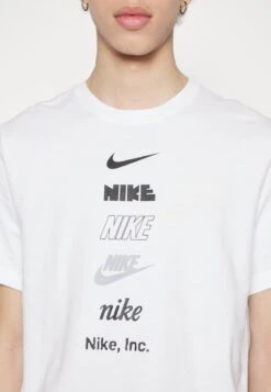Nike Sportswear TEE CLUB - T-Shirt Print - White -Herrenbekleidung d59fc5d333fd4f06bd57290b72c2a912