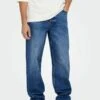 Only & Sons ONSFIVE - Jeans Relaxed Fit - Medium Blue Denim -Herrenbekleidung d6fa1ef72f984b74b4225fc3cfb341c7