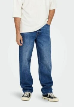Only & Sons ONSFIVE - Jeans Relaxed Fit - Medium Blue Denim