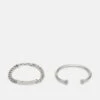 Pier One 2 PACK - Armband - Silver-coloured -Herrenbekleidung d7307287a4bb47be938bb6094f9712ec
